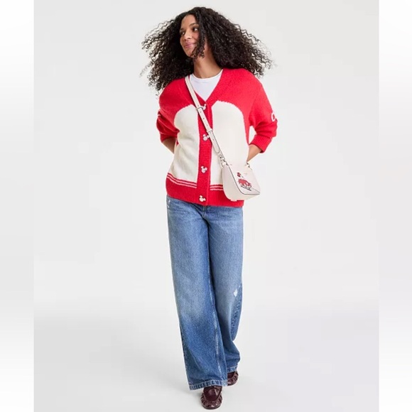 Disney/ Macy’s Minnie Mouse Cardigan Embellished with Crystals by Swarovski - Picture 3 of 8